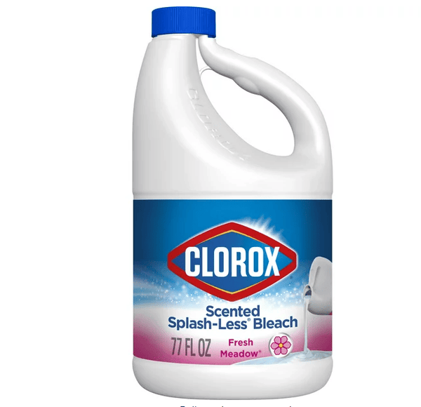 Clorox Splash-Less Liquid Bleach; Fresh Meadow (Concentrated Formula) - 77 Ounce EasyOptionXY LLC