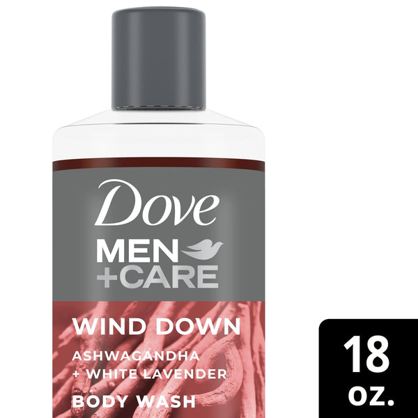 Dove Men+Care Face + Body Wash For Men Wind Down Ashwagandha + White Lavender 18oz EasyOptionXY LLC