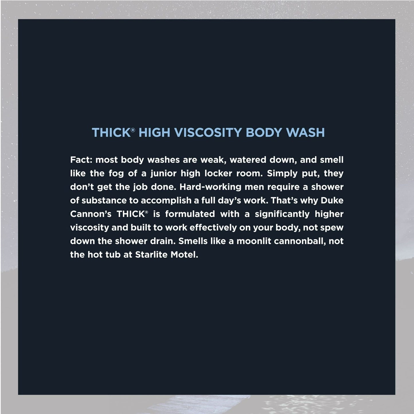 Duke Cannon Thick Body Wash - Midnight Swim - Sea Grass & Sandalwood Scent, 17.5 oz, 1 Bottle EasyOptionXY LLC