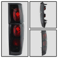 Spyder Nissan Hardbody 86-97 Euro Style Tail Lights Black Smoke ALT-YD-NH86-BSM OffRoadUSA.com