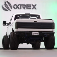 AlphaRex 87-96 Ford F-Series/Bronco LUXX-Series LED Tail Lights Black Red OffRoadUSA.com