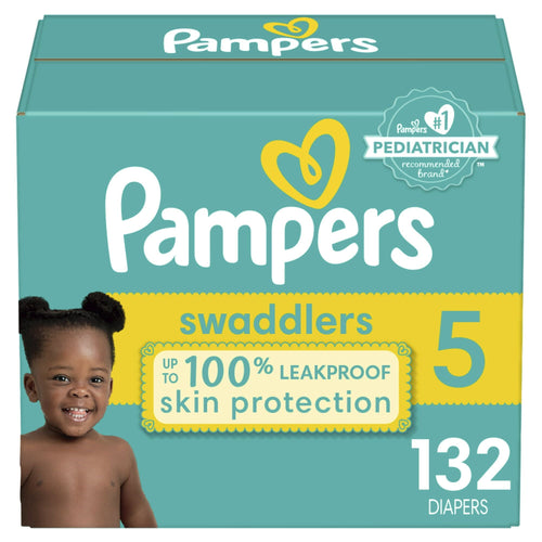 Pampers Swaddlers Diapers Size 5, 132 Count EasyOptionXY LLC