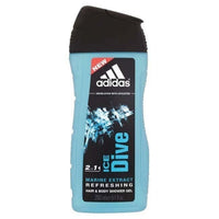 Adidas Ice Dive 3 Hair & Body Wash Marine Extract Refreshing , 8.4 oz Shower Gel EasyOptionXY LLC