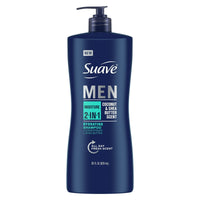 Suave Men Moisture 2-in-1 Shampoo & Conditioner, All Hair Types 28 oz EasyOptionXY LLC