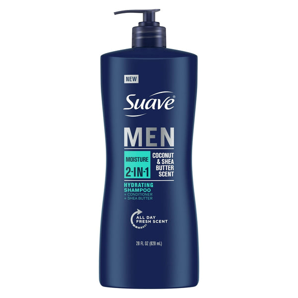 Suave Men Moisture 2-in-1 Shampoo & Conditioner, All Hair Types 28 oz EasyOptionXY LLC