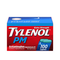 Tylenol PM Extra Strength Pain Reliever & Sleep Aid Caplets; 100 ct EasyOptionXY LLC