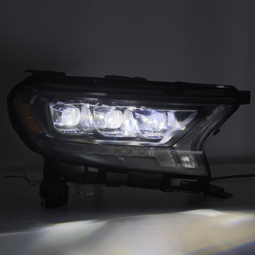 AlphaRex 19-23 Ford Ranger NOVA-Series LED Projector Headlights Black OffRoadUSA.com