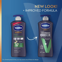 Vaseline Men Fast Absorbing Non Greasy Body Face and Hand Lotion, 20.3 fl oz EasyOptionXY LLC