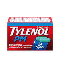 Tylenol PM Extra Strength Pain Reliever & Sleep Aid Caplets; 24 ct EasyOptionXY LLC