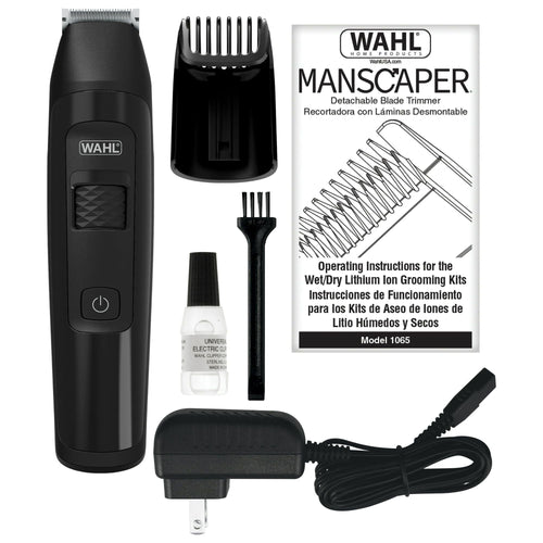 Wahl Manscaper Battery Lithium Ion Cordless Body Groomer for Men, Black, Model #5618-100 EasyOptionXY LLC