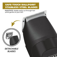 Wahl Manscaper Battery Lithium Ion Cordless Body Groomer for Men, Black, Model #5618-100 EasyOptionXY LLC