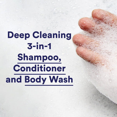 Suave Professionals 3-in-1 Shampoo, Conditioner & Body Wash for Men all Hair Types with Charcoal, 40 oz EasyOptionXY LLC