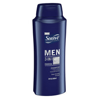 Suave Professionals 3-in-1 Shampoo, Conditioner & Body Wash for Men with Charcoal, 28 fl oz EasyOptionXY LLC