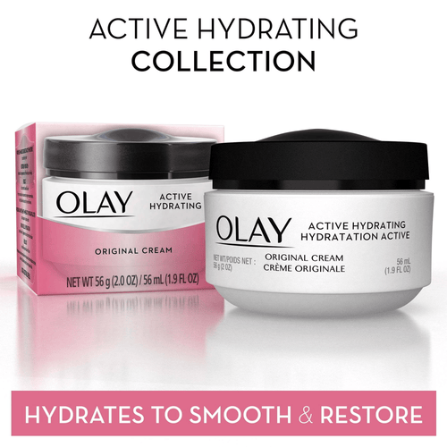 Olay Active Hydrating Face Cream for Women, Fights Fine Lines & Wrinkles for Dry Skin, 1.9 oz EasyOptionXY LLC