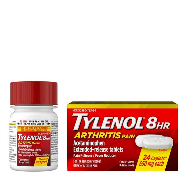 Tylenol 8 Hour Arthritis & Joint Pain Acetaminophen Tablets; 24 ct EasyOptionXY LLC