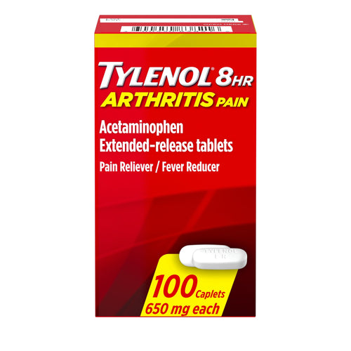 Tylenol 8 Hour Arthritis & Joint Pain Acetaminophen Caplets; 100 Count EasyOptionXY LLC