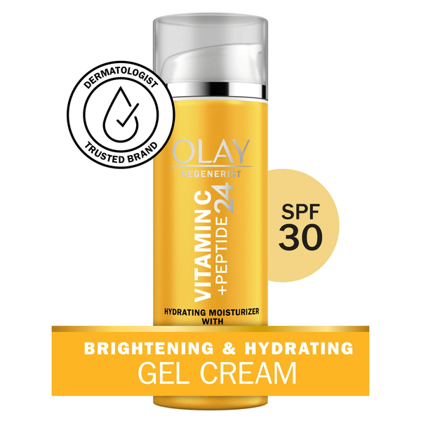 Olay Regenerist Vitamin C + Peptide 24 Face Moisturizer, SPF 30, Sun Protection for All Skin, 1.7 oz EasyOptionXY LLC