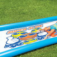 WOW Sports Single Lane Backyard Lawn Slide with Attached Pool Jupiter Gear