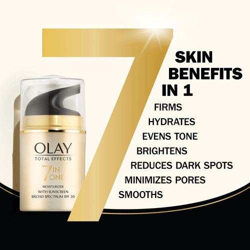 Olay Total Effects Face Moisturizer SPF 30, Sun Protection for All Skin Types, 1.7 fl oz EasyOptionXY LLC