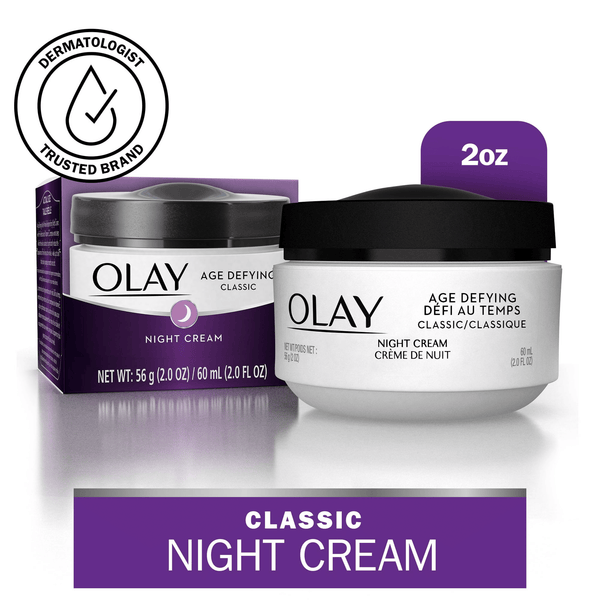 Olay Age Defying Anti-Wrinkle Night Cream, Fights Fine Lines & Wrinkles for Combination Skin, 2.0 oz EasyOptionXY LLC