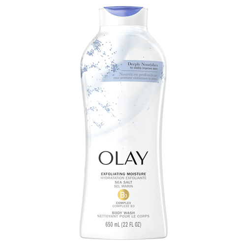 Olay Exfoliating Body Wash with Sea Salts, 22 fl oz EasyOptionXY LLC