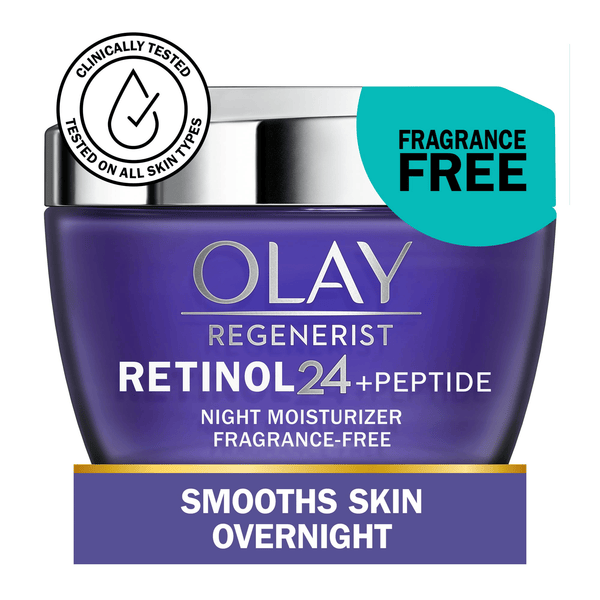 Olay Regenerist Retinol & Peptide Night Face Moisturizer, Anti-Aging Cream for All Skins, 1.7 fl oz EasyOptionXY LLC