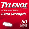 Tylenol Extra Strength Caplets with 500 mg Acetaminophen; 50 Ct EasyOptionXY LLC