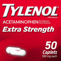 Tylenol Extra Strength Caplets with 500 mg Acetaminophen; 50 Ct EasyOptionXY LLC