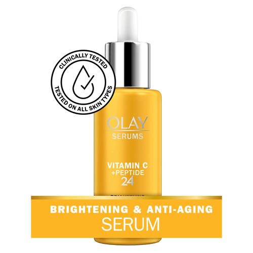 Olay Vitamin C + Peptide 24 Brightening Serum, Battles Dry Dull Skin, 1.3 fl oz EasyOptionXY LLC