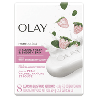 Olay Fresh Outlast Cooling White Strawberry & Mint Beauty Bar, 8 Ct EasyOptionXY LLC