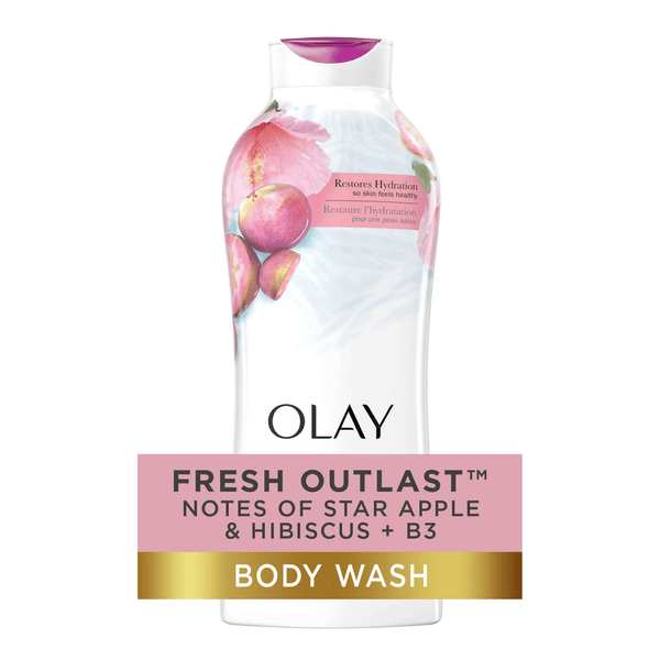 Olay Fresh Outlast Body Wash, Star Apple & Hibiscus, 22 fl oz EasyOptionXY LLC