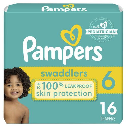 Pampers Swaddlers Diapers Size 6, 16 Count EasyOptionXY LLC