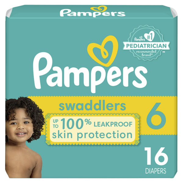 Pampers Swaddlers Diapers Size 6, 16 Count EasyOptionXY LLC