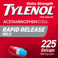 Tylenol Extra Strength Acetaminophen Rapid Release Gels; 225 ct EasyOptionXY LLC