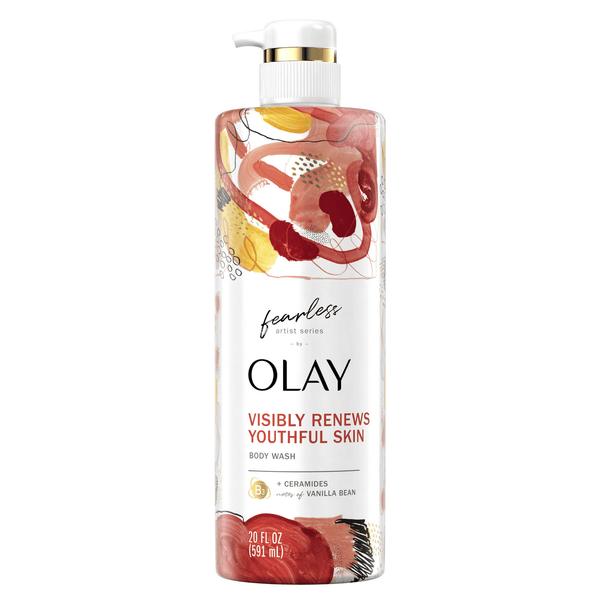 Olay Fearless Artist Series Body Wash with Ceramides with Notes of Vanilla Bean, 20 fl oz EasyOptionXY LLC