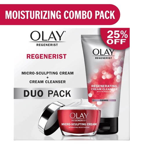 Olay Skincare Regenerist Face Wash & Anti-Aging Facial Moisturizer Duo Pack, 5.0 fl oz/1.7oz EasyOptionXY LLC