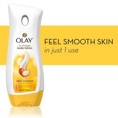 Olay Ultra Moisture Shea Butter in-Shower Body Lotion, All Skin Types, 15.2 fl oz EasyOptionXY LLC