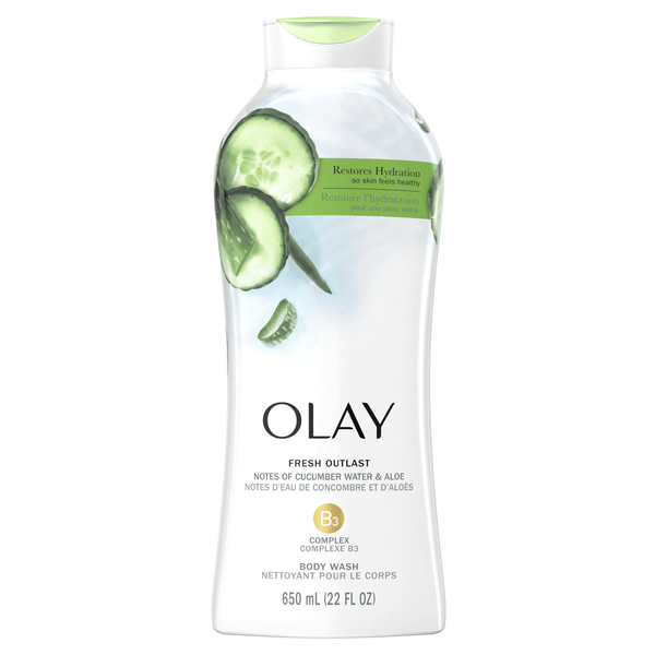 Olay Fresh Outlast Body Wash with Notes of Cucumber and Aloe, 22 fl oz EasyOptionXY LLC