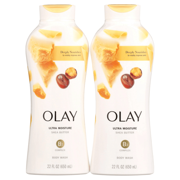Olay Ultra Moisture Body Wash with Shea Butter, 22 fl oz, Pack of 2 EasyOptionXY LLC