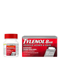 Tylenol 8 Hour Muscle Aches & Pain Tablets with Acetaminophen; 100 Count EasyOptionXY LLC