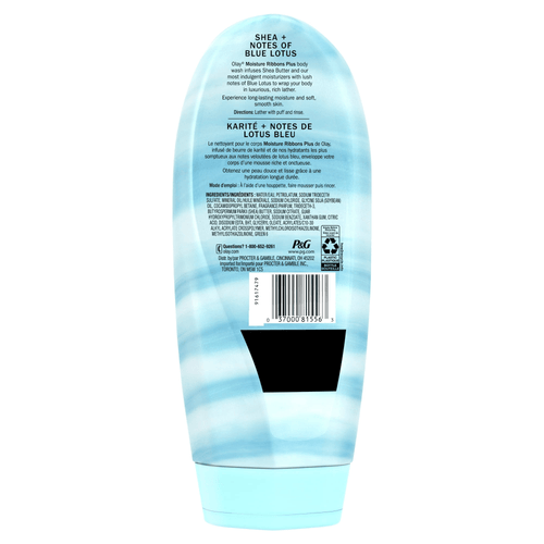 Olay Moisture Ribbons Plus Body Wash, Shea and Blue Lotus, 18 fl oz EasyOptionXY LLC