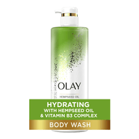 Olay Hydrating Body Wash with Hempseed Oil and Vitamin B3 Complex, for All Skin Types, 20 oz EasyOptionXY LLC