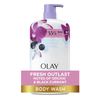 Olay Fresh Outlast Body Wash, Orchid & Black Currant, 30 fl oz EasyOptionXY LLC