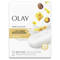 Olay Moisture Outlast Ultra Moisture Shea Butter Beauty Bar with Vitamin B3 Complex 3.75 oz, 2 count EasyOptionXY LLC