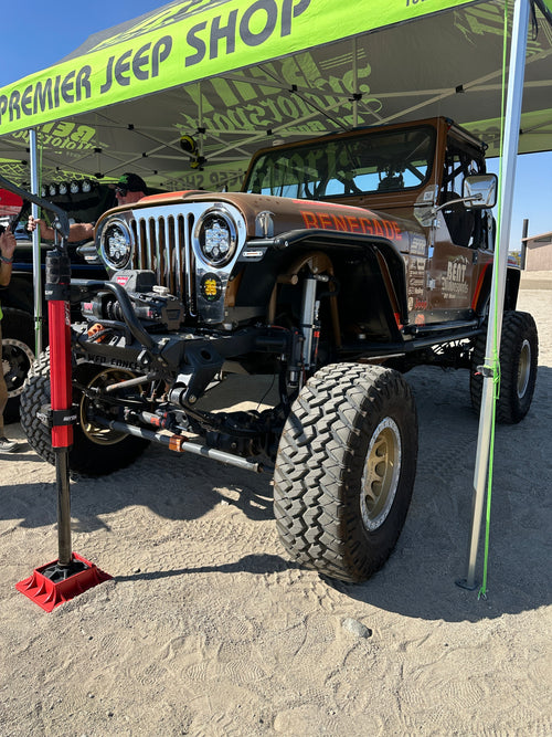 CarbonPro Hydraulic Jack with Mounting Clamps MOJAB OFFROAD