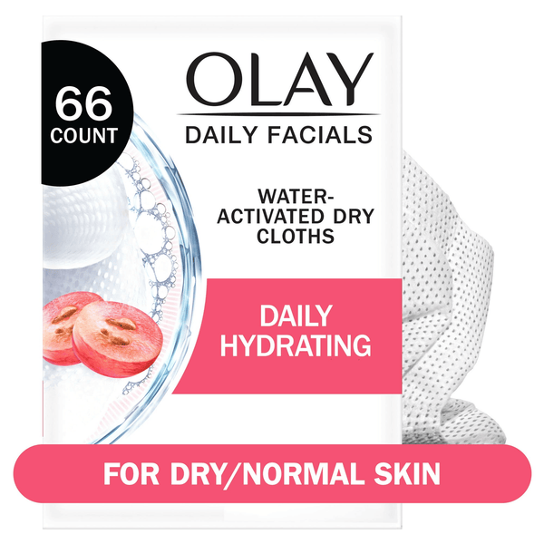 Olay Daily Facials Hydrating Cleansing Cloths, Fragrance-Free, 66 Count EasyOptionXY LLC