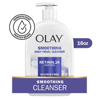 Olay Retinol 24 + Peptide Face Wash, Smoothing, Sulfate-Free, 16 fl oz EasyOptionXY LLC
