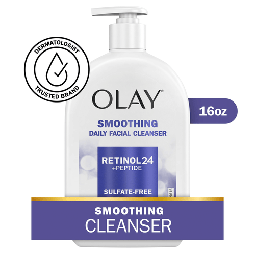 Olay Retinol 24 + Peptide Face Wash, Smoothing, Sulfate-Free, 16 fl oz EasyOptionXY LLC