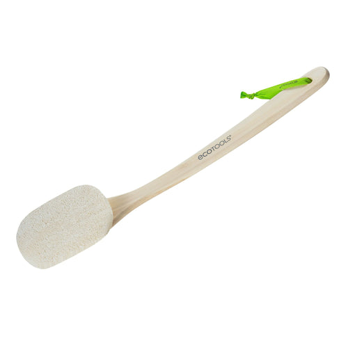 EcoTools Loofah Bath Brush, Shower Brush with Ergonomic Handle, White, 1 Count EasyOptionXY LLC