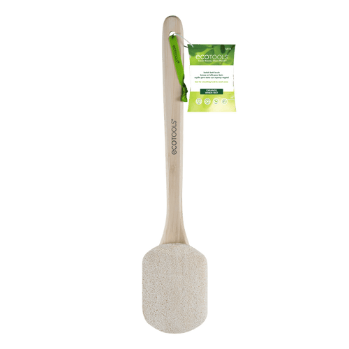 EcoTools Loofah Bath Brush, Shower Brush with Ergonomic Handle, White, 1 Count EasyOptionXY LLC